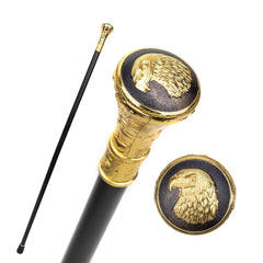 Gold Eagle Hawk Luxury Walking Stick