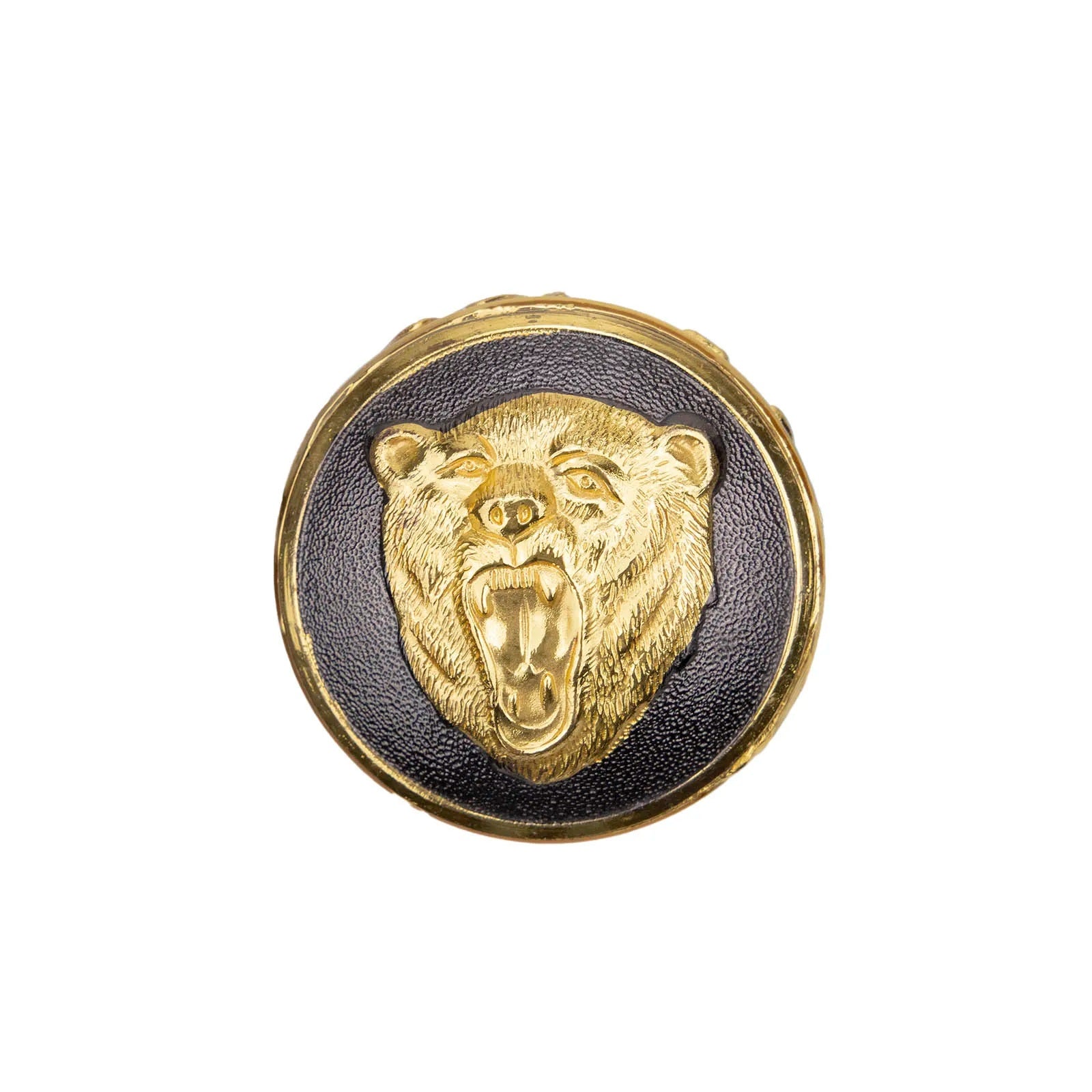 Gold Roaring Bear Luxury Walking Stick